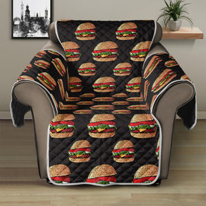 Cheeseburger Pattern Print Recliner Protector