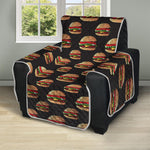 Cheeseburger Pattern Print Recliner Protector