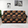 Cheeseburger Pattern Print Sofa Cover