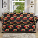 Cheeseburger Pattern Print Sofa Protector