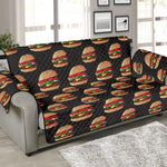 Cheeseburger Pattern Print Sofa Protector