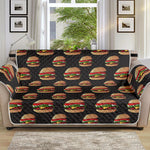 Cheeseburger Pattern Print Sofa Protector