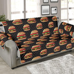 Cheeseburger Pattern Print Sofa Protector