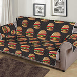 Cheeseburger Pattern Print Sofa Protector