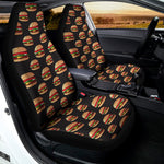 Cheeseburger Pattern Print Universal Fit Car Seat Covers