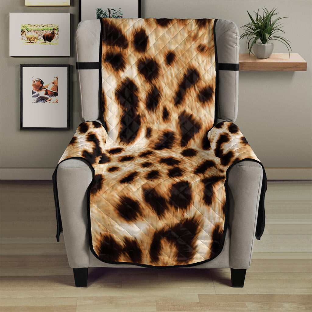 Cheetah Print Armchair Protector