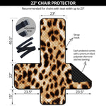 Cheetah Print Armchair Protector