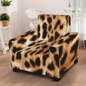 Cheetah Print Armchair Slipcover