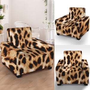 Cheetah Print Armchair Slipcover