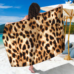 Cheetah Print Beach Sarong Wrap