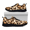 Cheetah Print Black Running Shoes