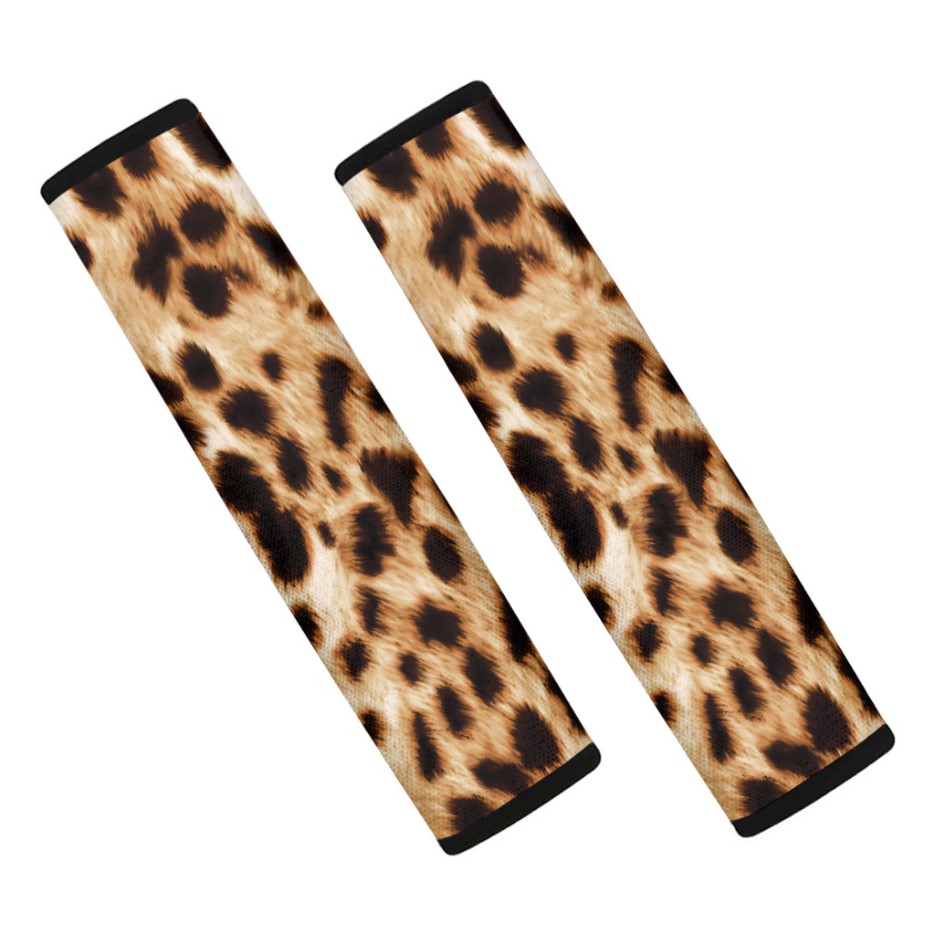 Cheetah Print Car Seat Belt Covers