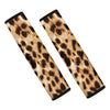 Cheetah Print Car Seat Belt Covers