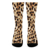 Cheetah Print Crew Socks