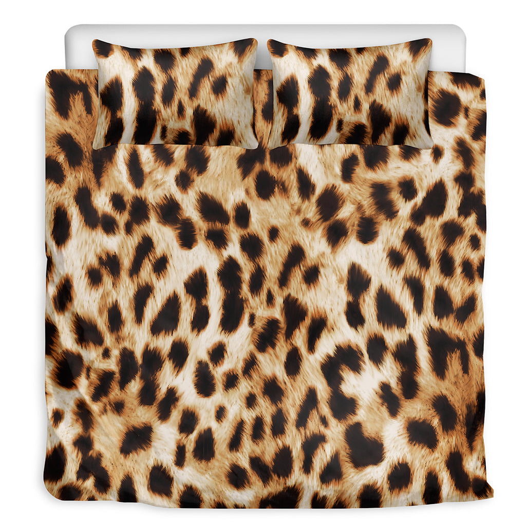 Cheetah Print Duvet Cover Bedding Set