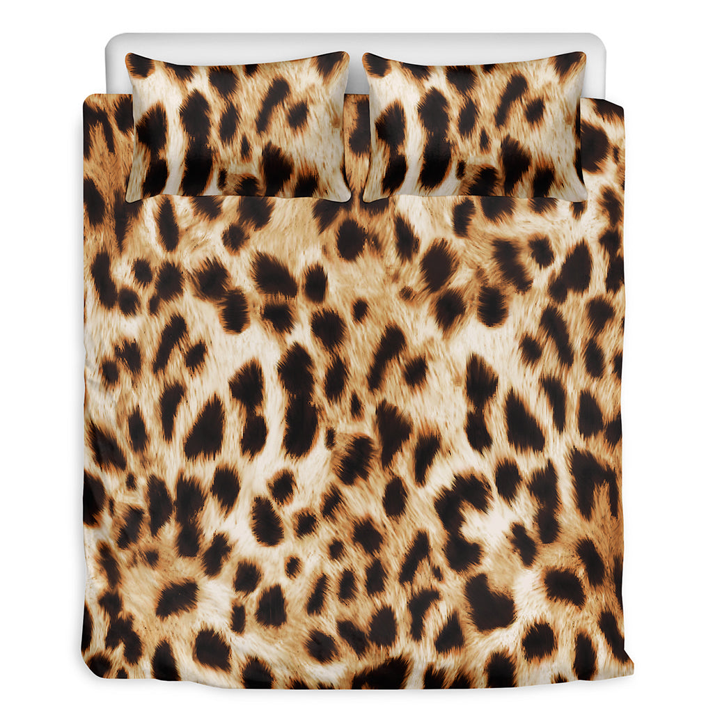 Cheetah Print Duvet Cover Bedding Set