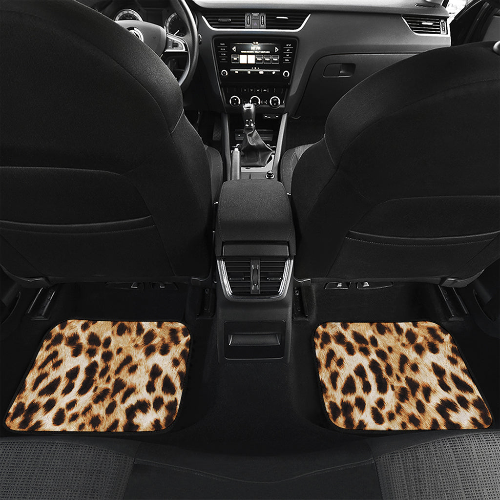 Cheetah Print Front and Back Car Floor Mats