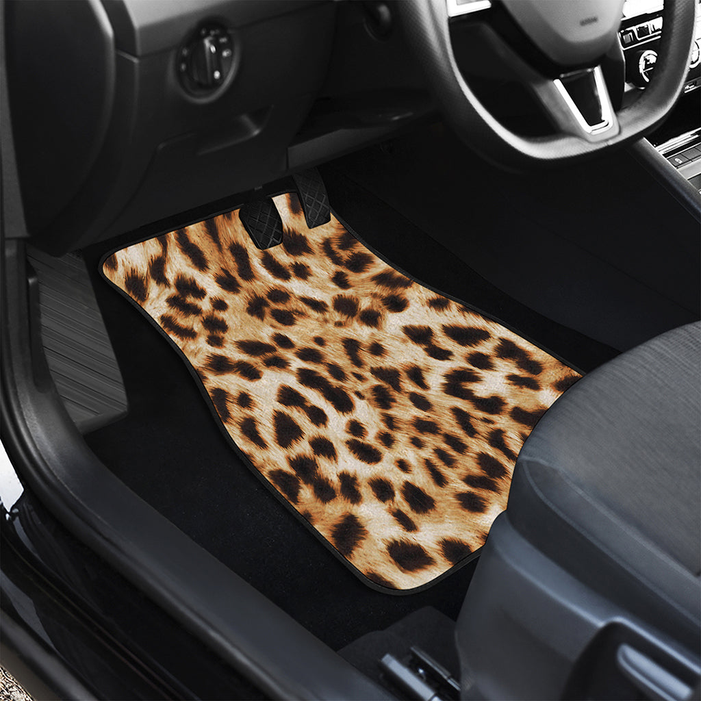 Cheetah Print Front and Back Car Floor Mats