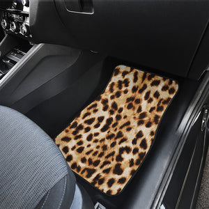 Cheetah Print Front and Back Car Floor Mats