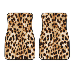 Cheetah Print Front Car Floor Mats