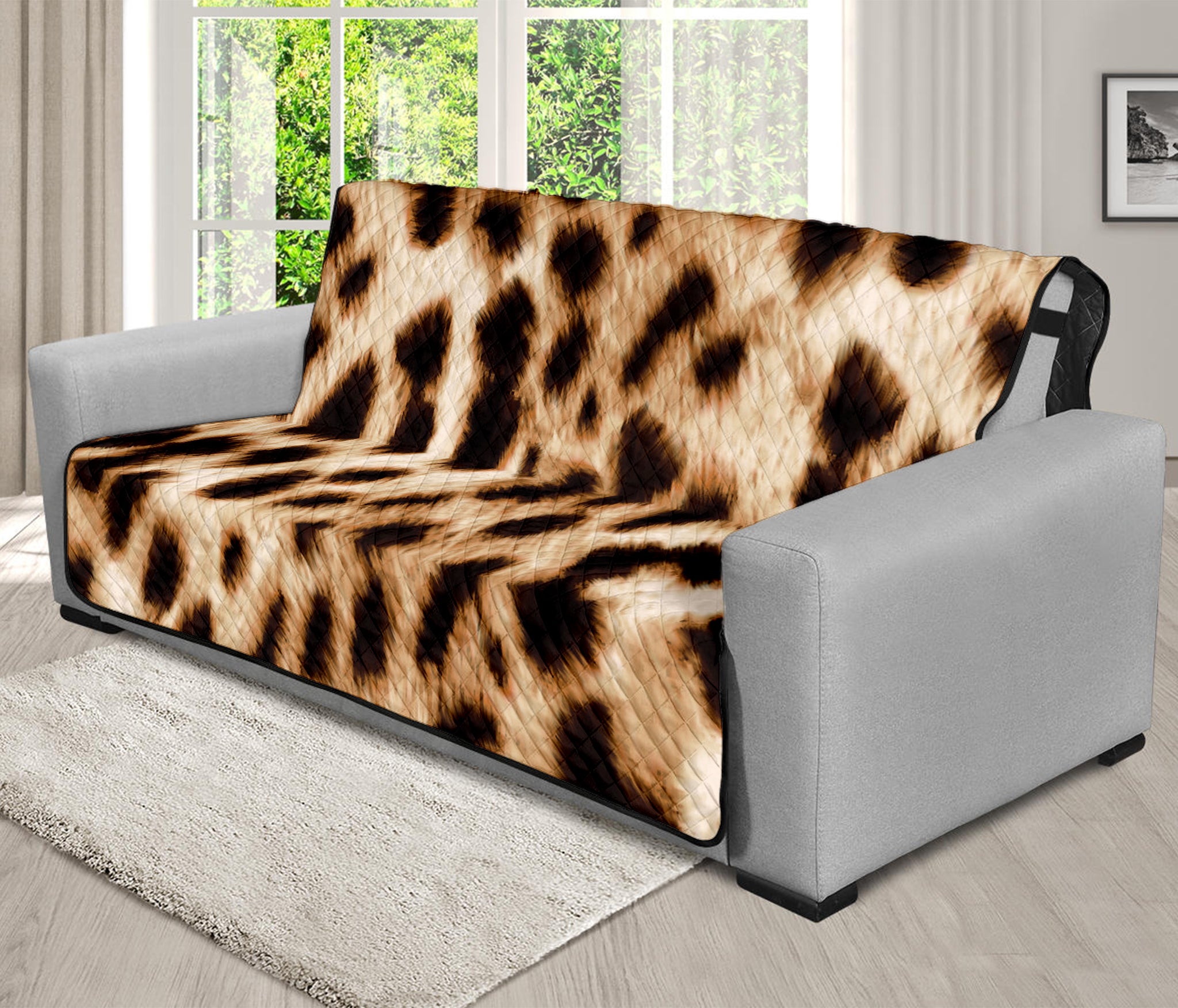 Cheetah Print Futon Protector