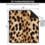 Cheetah Print Futon Protector