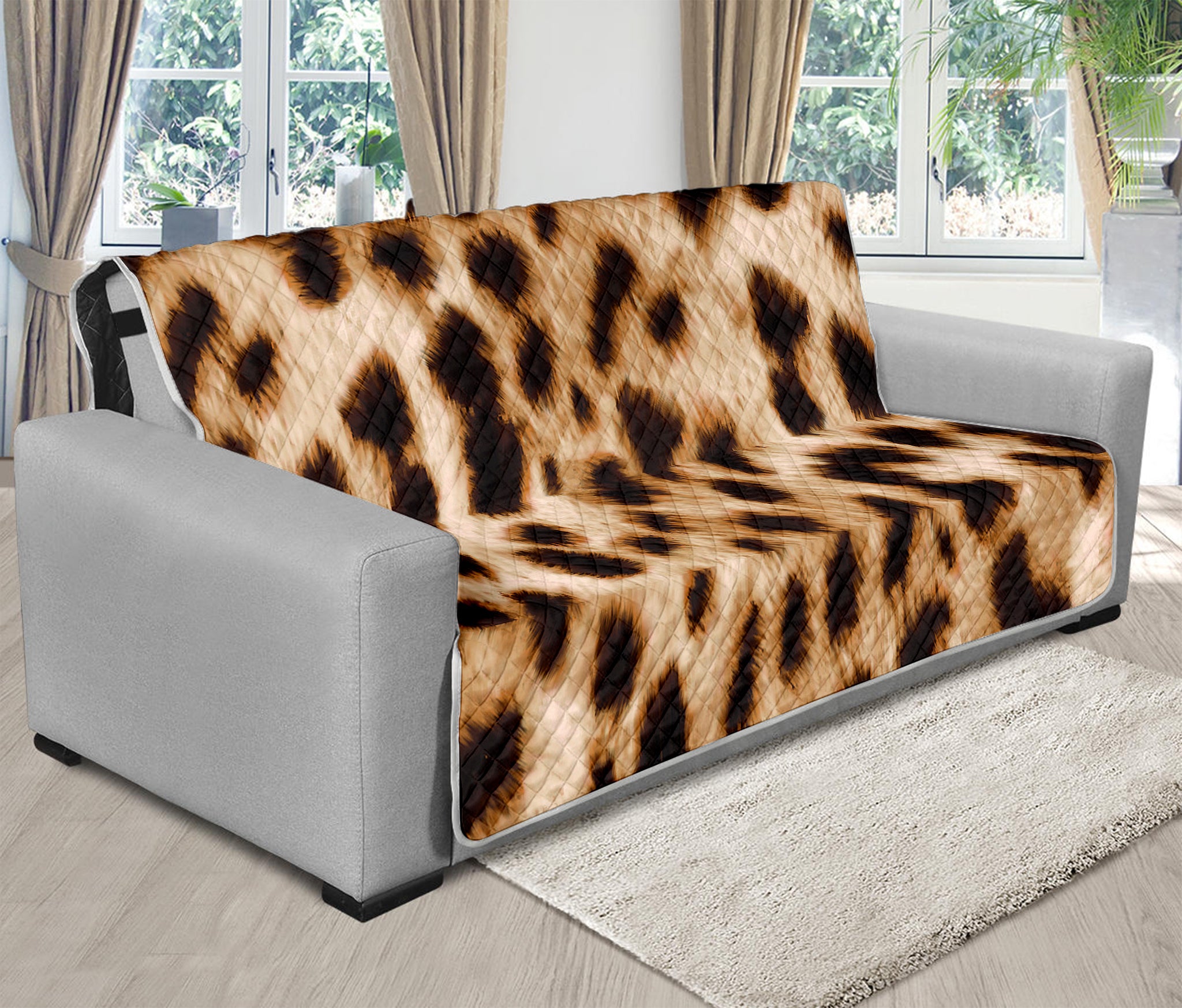 Cheetah Print Futon Protector