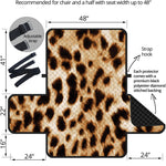 Cheetah Print Half Sofa Protector