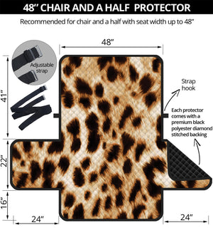 Cheetah Print Half Sofa Protector