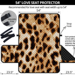 Cheetah Print Loveseat Protector