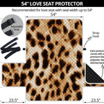 Cheetah Print Loveseat Protector