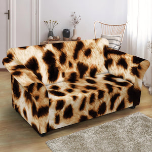 Cheetah Print Loveseat Slipcover