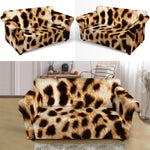 Cheetah Print Loveseat Slipcover