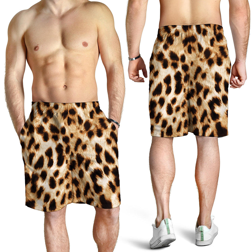 Cheetah Print Men's Shorts