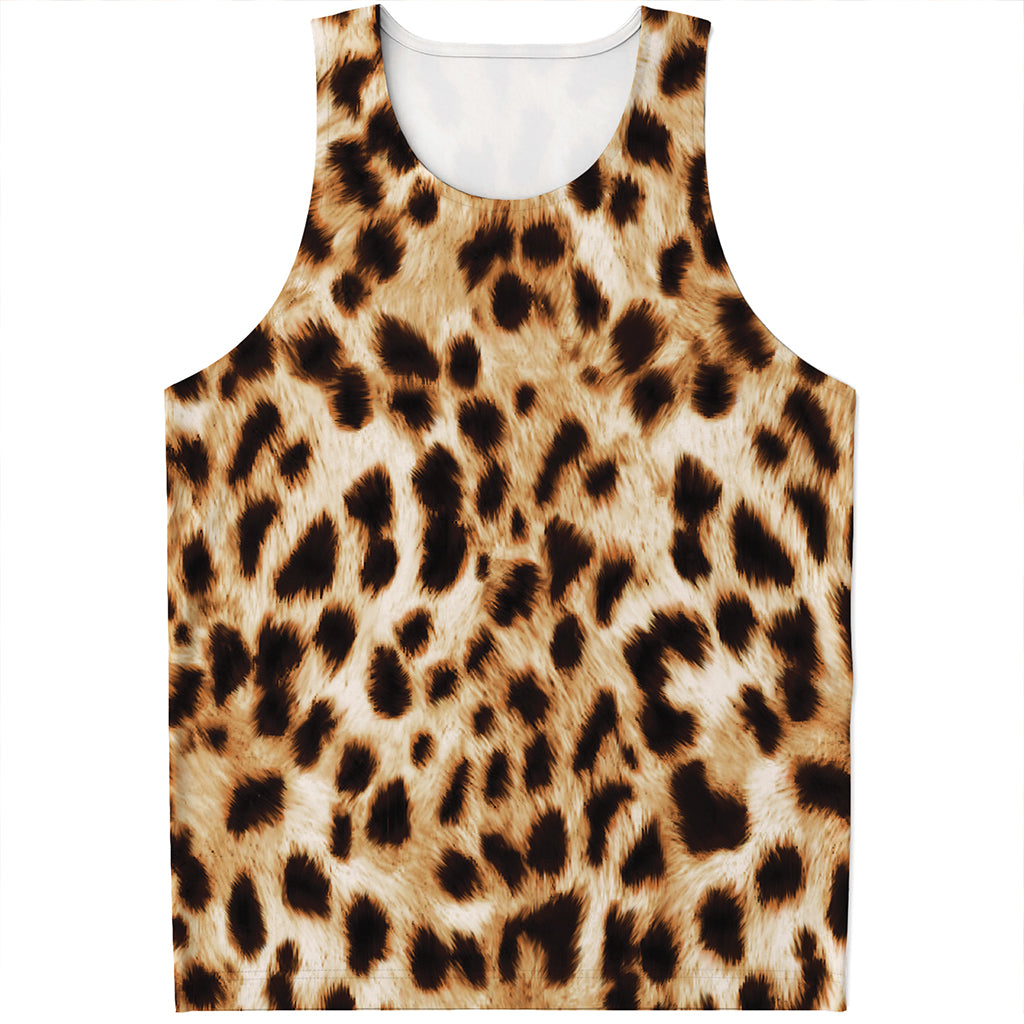 Cheetah Print Men's Tank Top