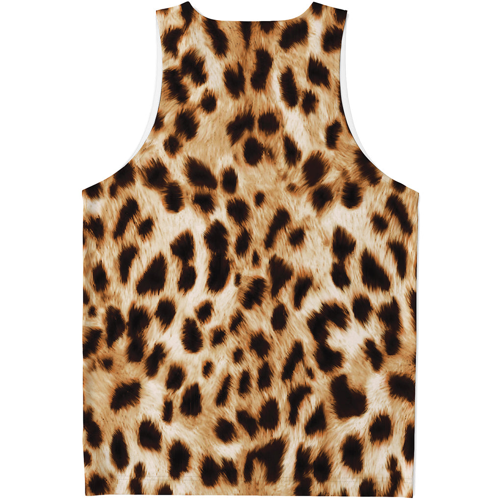 Cheetah Print Men's Tank Top