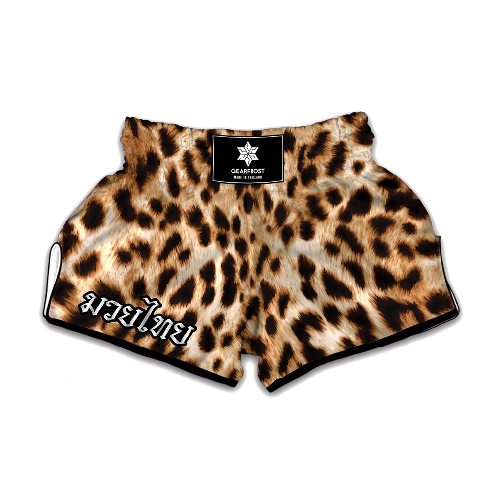 Cheetah Print Muay Thai Boxing Shorts