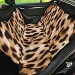 Cheetah Print Pet Car Back Seat Cover