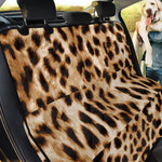 Cheetah Print Pet Car Back Seat Cover