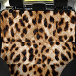 Cheetah Print Pet Car Back Seat Cover