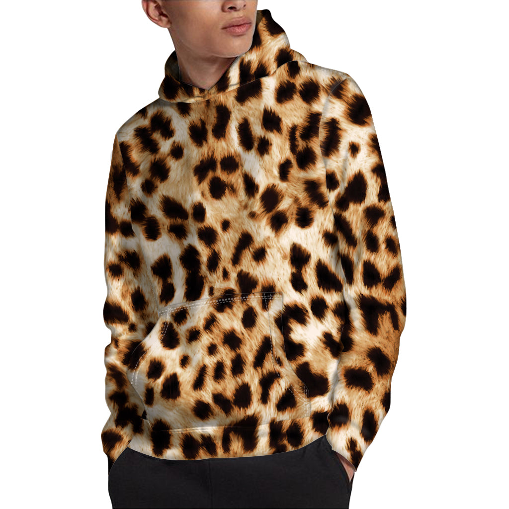 Cheetah Print Pullover Hoodie