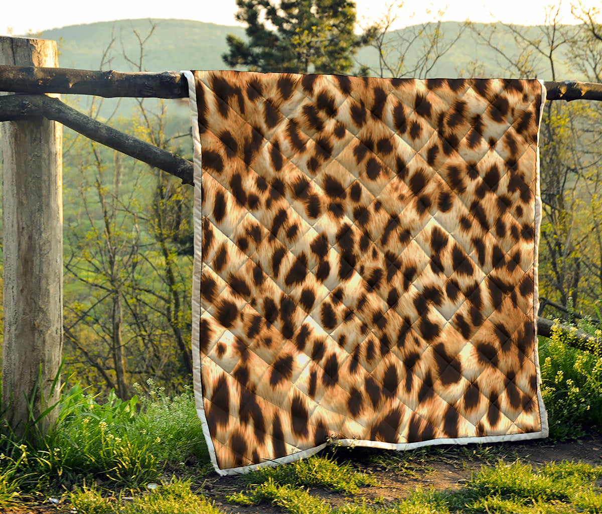 Cheetah Print Quilt