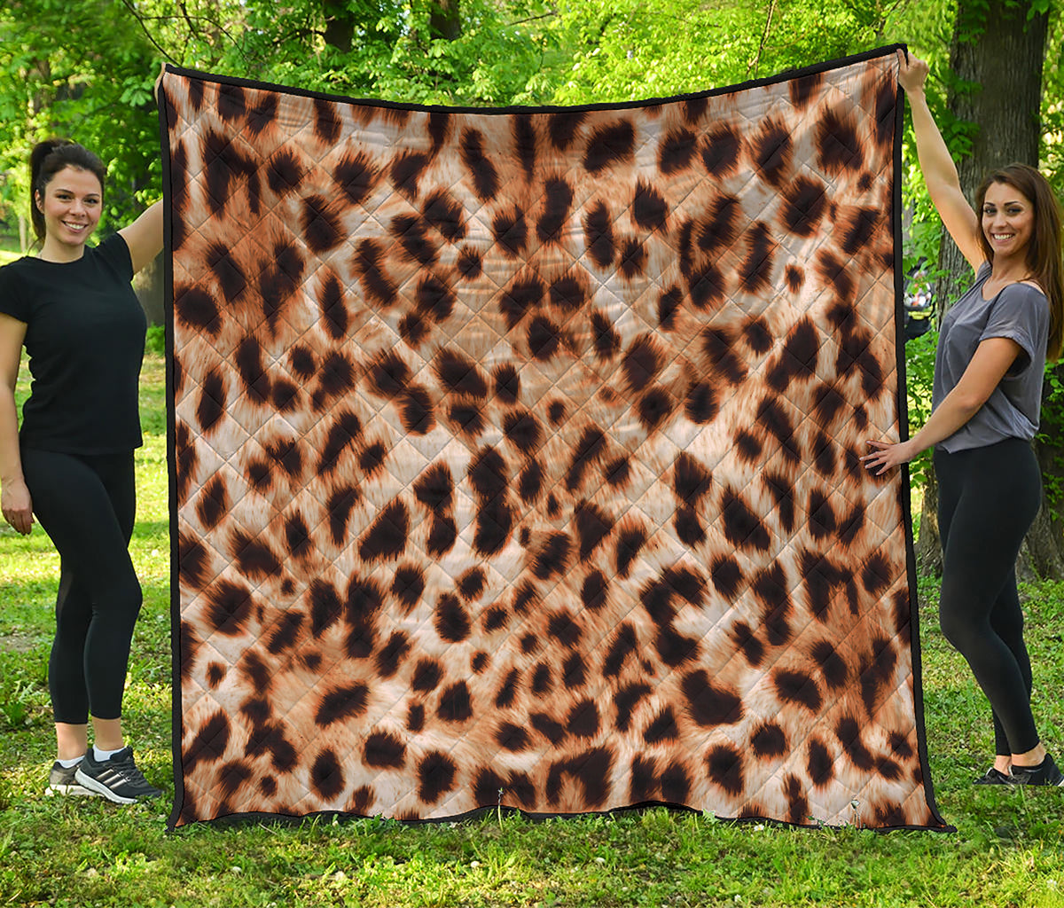 Cheetah Print Quilt