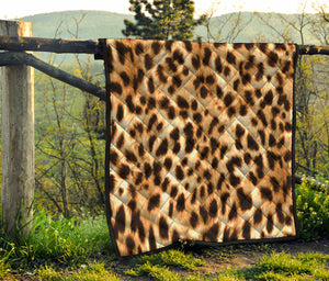 Cheetah Print Quilt