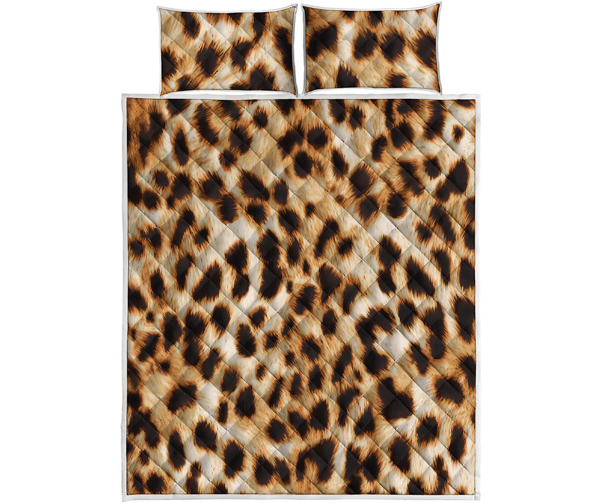 Cheetah Print Quilt Bed Set