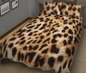 Cheetah Print Quilt Bed Set