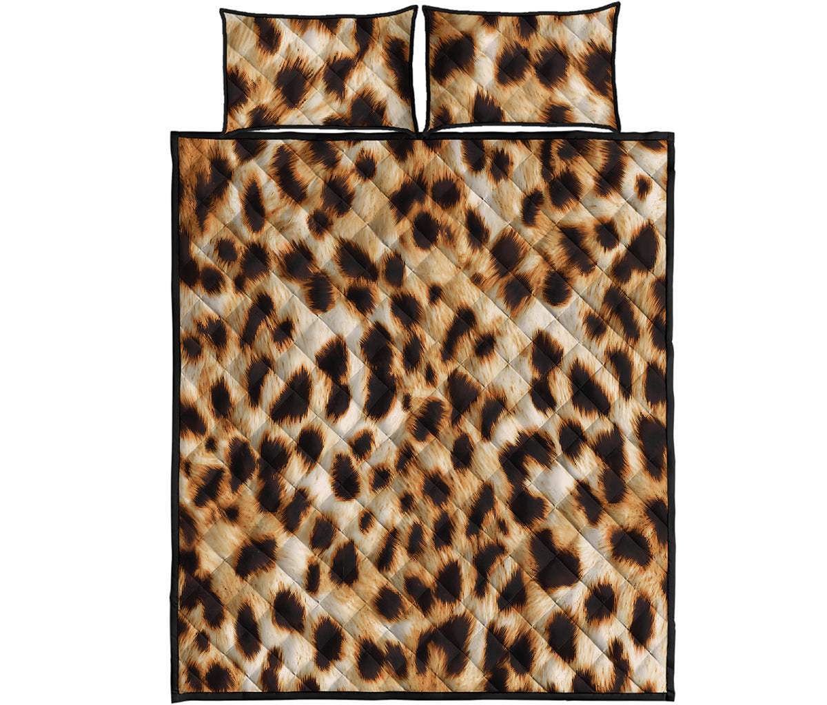 Cheetah Print Quilt Bed Set