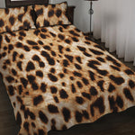 Cheetah Print Quilt Bed Set