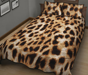 Cheetah Print Quilt Bed Set