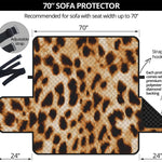 Cheetah Print Sofa Protector